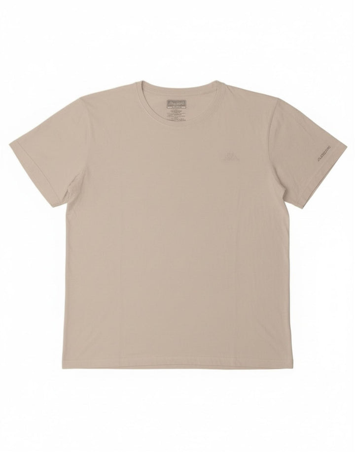 Kappa Herre T-Shirt Top XL Hvid