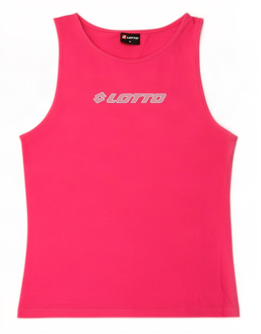 Lotto Kvinder Grafisk Vest Top UK 12 Medium Pink Bomuld