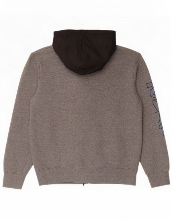 Jordan Boys Graphic Zip Hoodie Sweater 13-14 Years XL Grey Colourblock