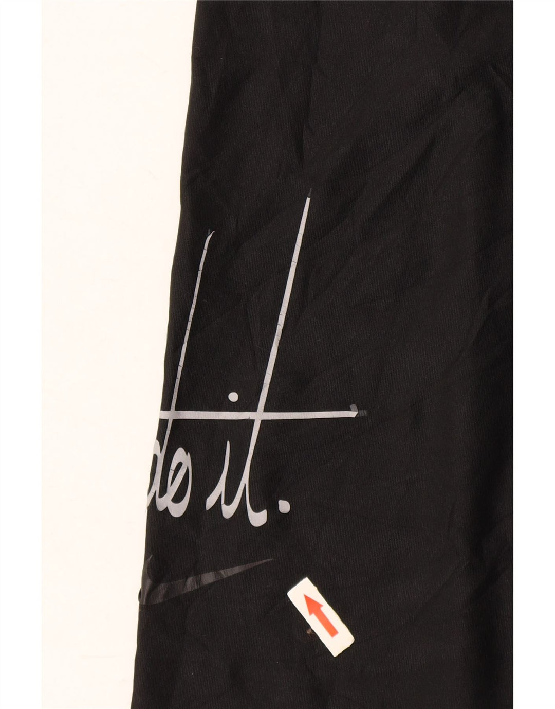 NIKE Dame Dri Fit Grafiske Capri Leggings UK 18 XL Sort Polyester