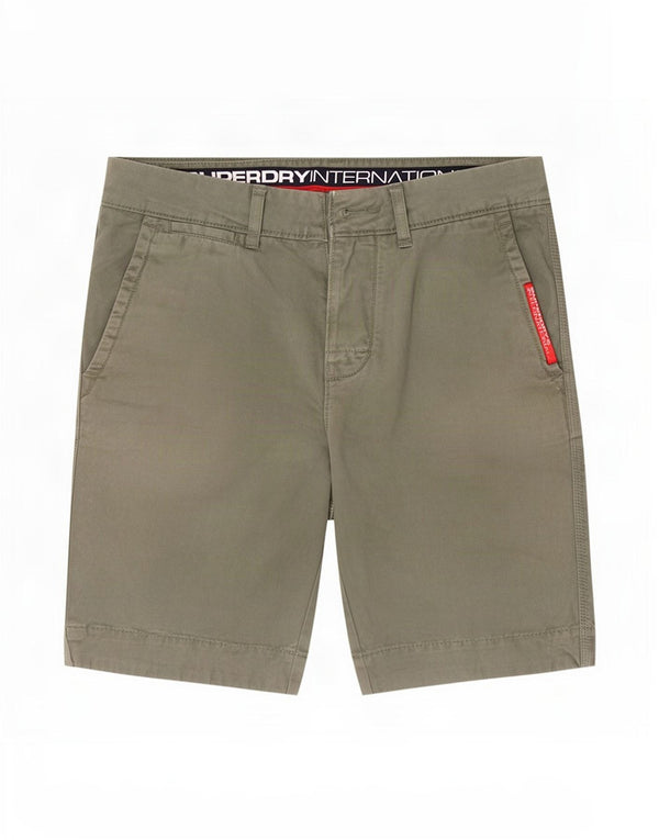 Superdry Chino Shorts til mænd Medium W30 Grøn bomuld
