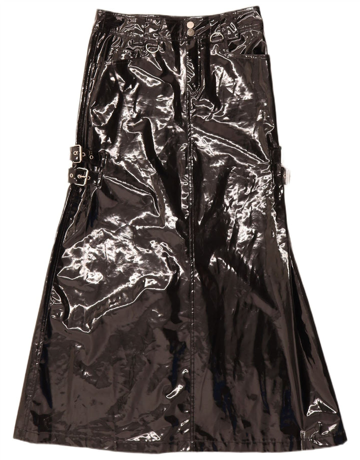 QUEEN OF DARKNESS Dame Maxi A-line nederdel Small W28 Black Gothic