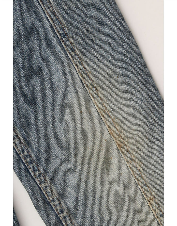 Benetton Dame denimjakke UK 16 Stor Blå Bomuld