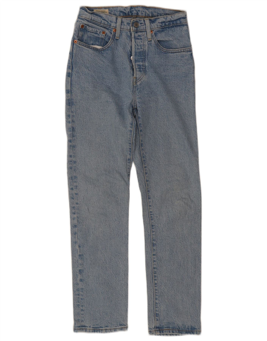 Levi's Dame 501 Straight Jeans W26 L28 Blå