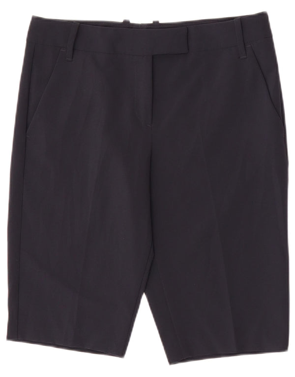 Benetton Chino Shorts til kvinder IT 40 Small W28 Marineblå polyester