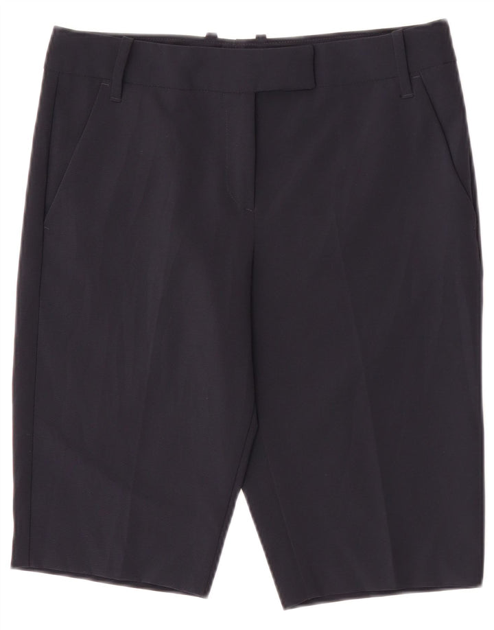 Benetton Chino Shorts til kvinder IT 40 Small W28 Marineblå polyester