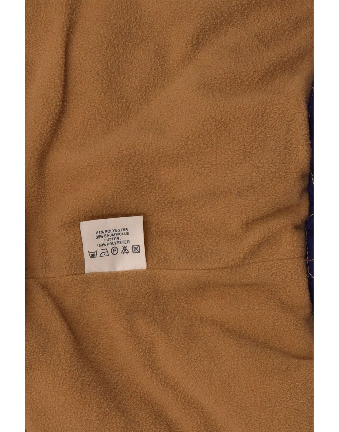 Vintage hættejakke til mænd UK 42 XL Lilla polyester