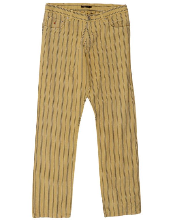 Batista Herre Casual Bukser IT 50 Large W34 L31 Gulstribet bomuld