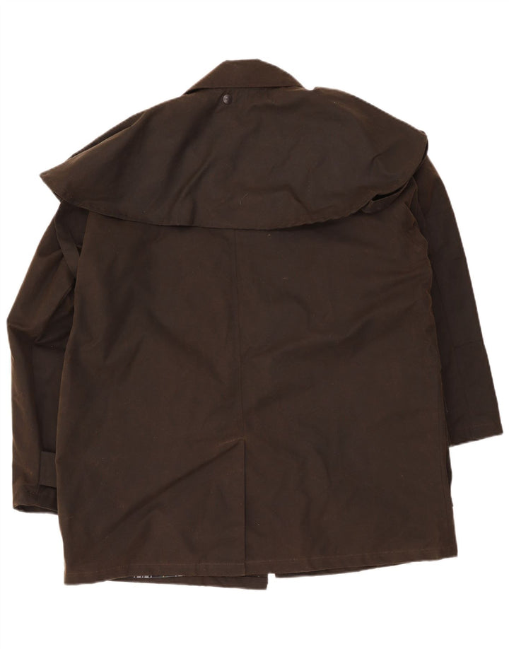 Driden Dame Oversized Vokset Bomuld Capelet Coat UK 14 Medium Brun