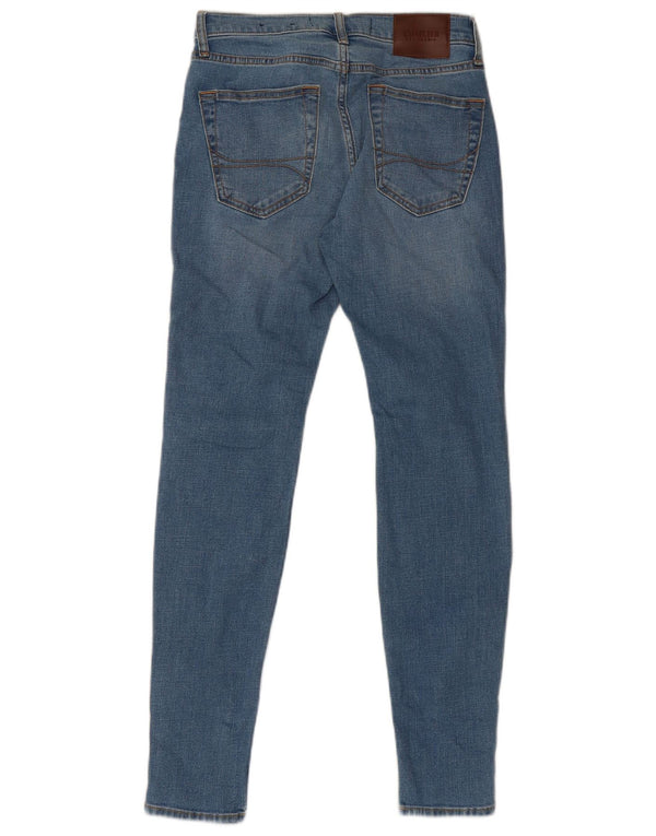 Hollister Super Skinny Jeans til kvinder W30 L32 blå bomuld