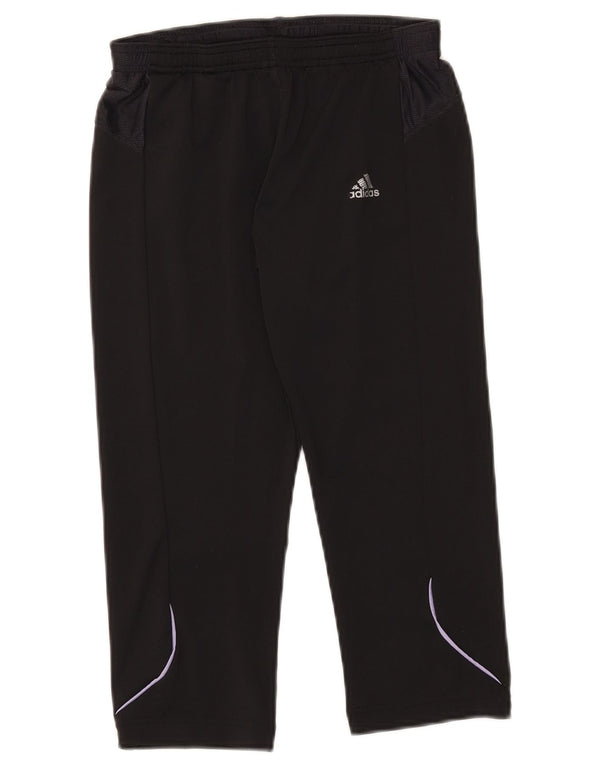 Adidas Dame Clima 365 Capri Træningsdragt Bukser UK 14 Medium Sort