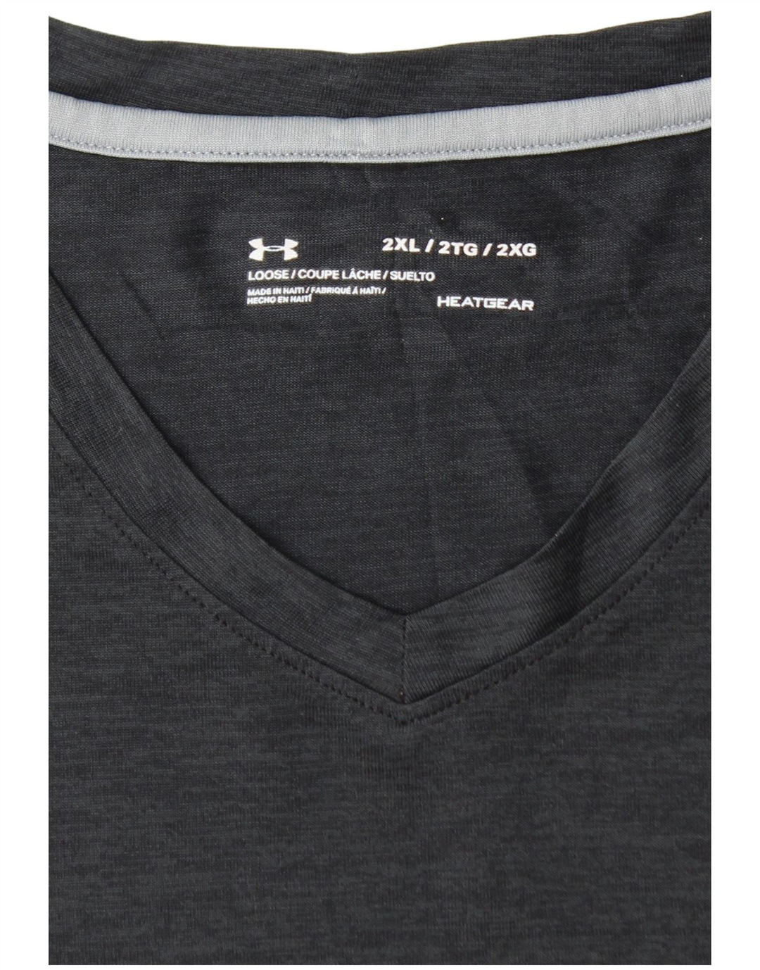 UNDER ARMOUR Herre Heat Gear T-Shirt Top 2XL Sort