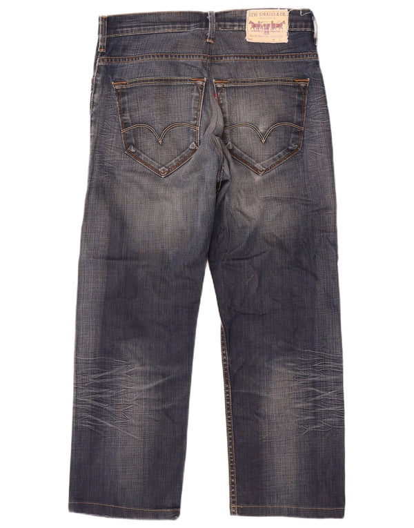 Levi's Straight Jeans til mænd W34 L29 blå bomuld