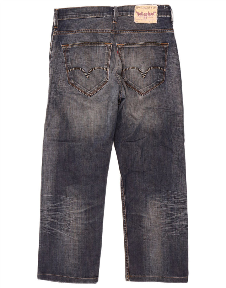 Levi's Straight Jeans til mænd W34 L29 blå bomuld