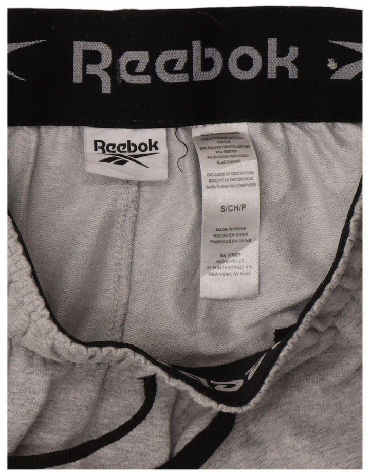 Reebok Herre træningsdragt Bukser Joggers Små Grå Bomuld