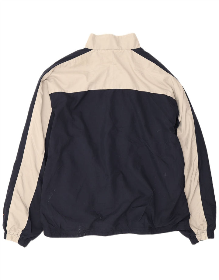 Ellesse Herre Pullover Tracksuit Top Jakke Medium Navy Blue Colourblock