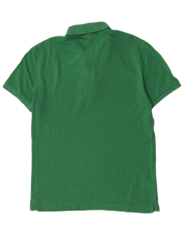 Lacoste Herre Slim Fit Polo Shirt Størrelse 4 Medium Grøn Bomuld
