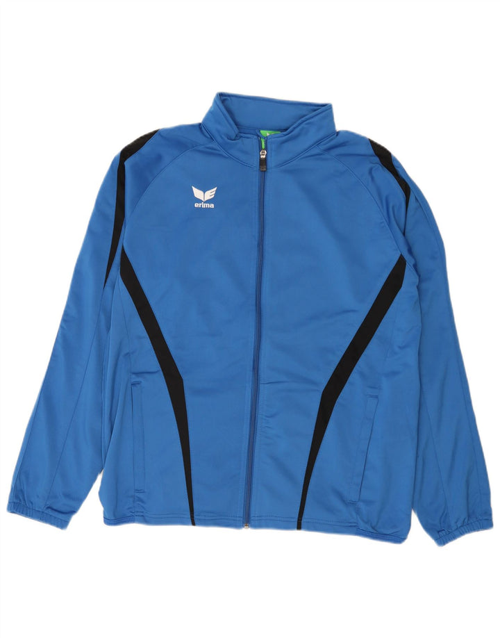 Erima Træningsdragt til mænd Topjakke UK 40/42 Medium Blue Colourblock Polyester