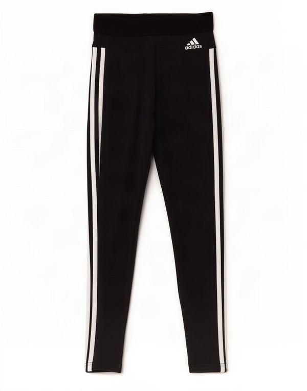 Adidas Womens Leggings UK 8 Small Black Cotton