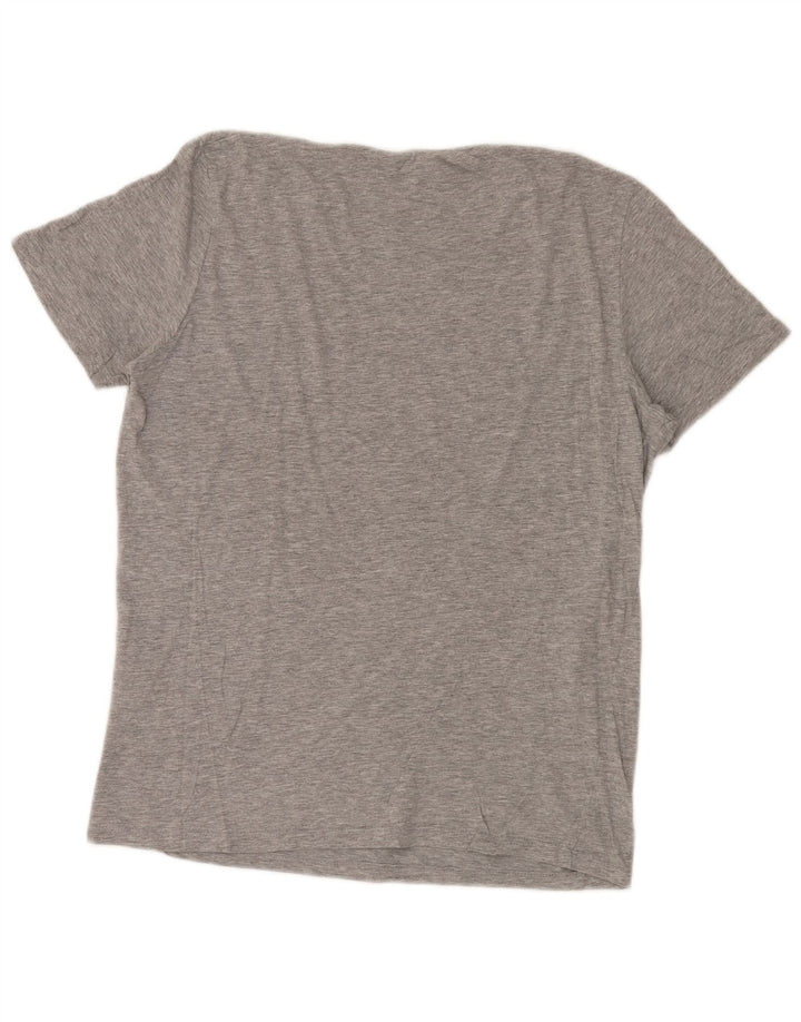 JACK & JONES Herre T-Shirt Top Stor Grå Viscose
