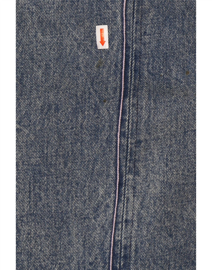 BLOOMING Dame denim nederdel XS W24 Blå
