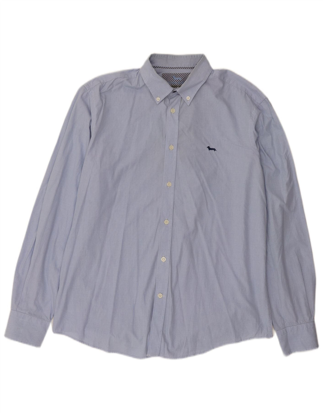 Harmont & Blaine Herre Regular Fit skjorte XL blå ternet