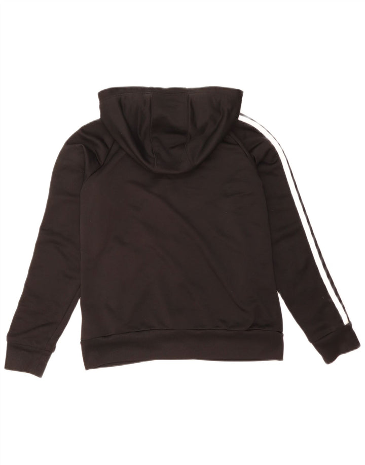 Adidas hættetrøje med lynlås til kvinder str. 16 Sort polyester