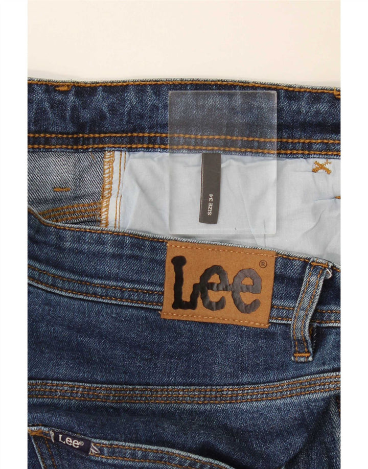 Lee Dame Slim Jeans W34 L30 Blå Bomuld