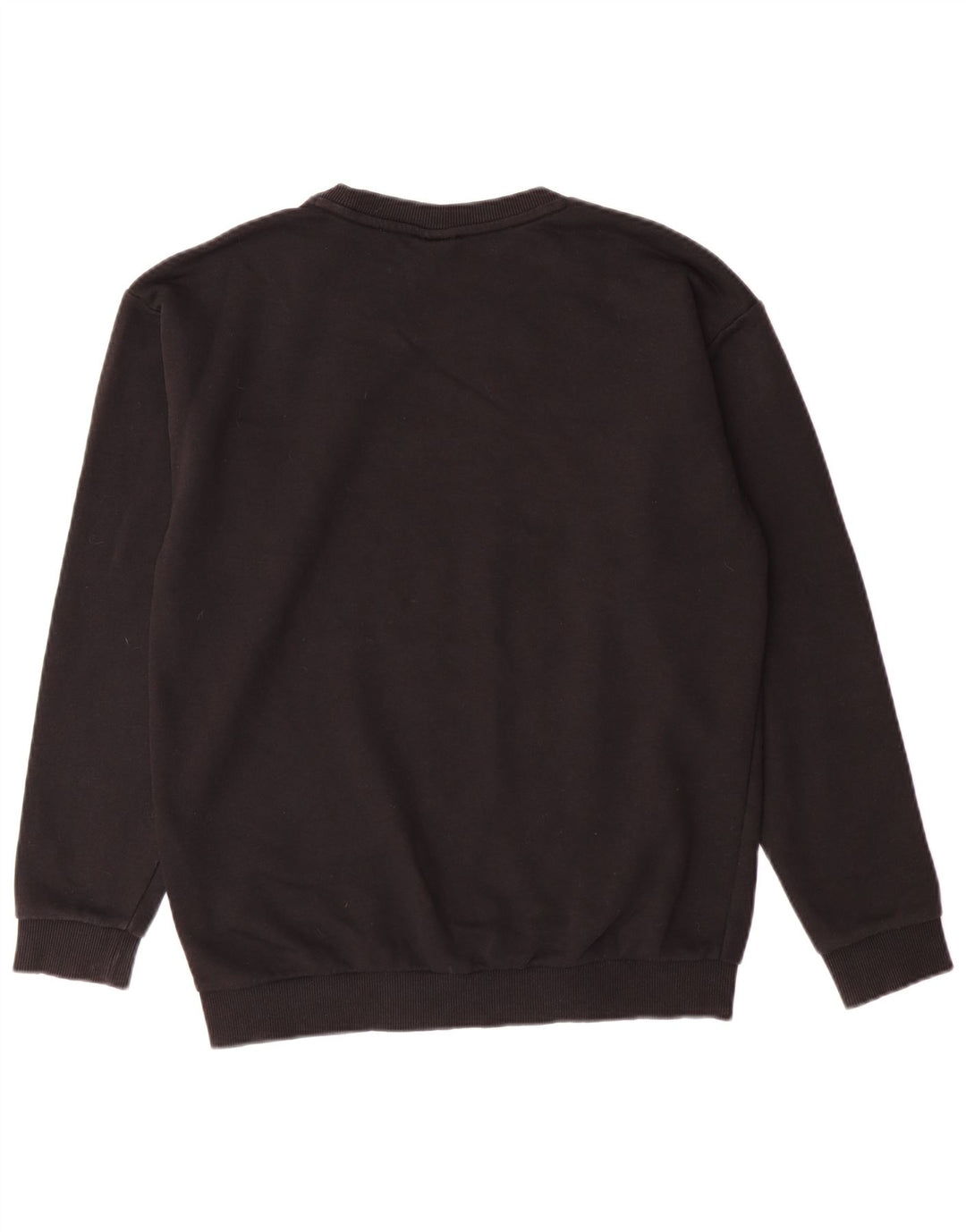 PUMA Dame Oversized grafisk sweatshirt Jumper UK 10 Lille Sort