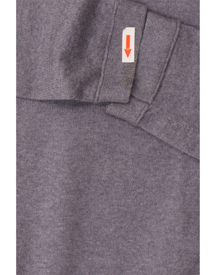 Toast Dame Boat Neck Jumper Sweater UK 10 Small Blue Wool