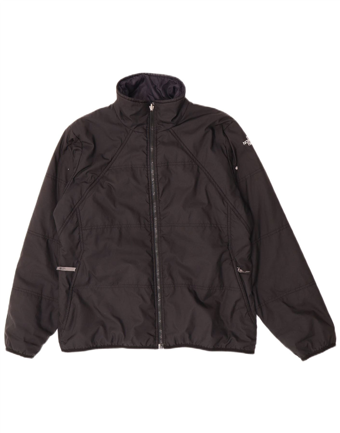 The North Face Dame Windbreaker Jacket UK 16 Large Black Polyester