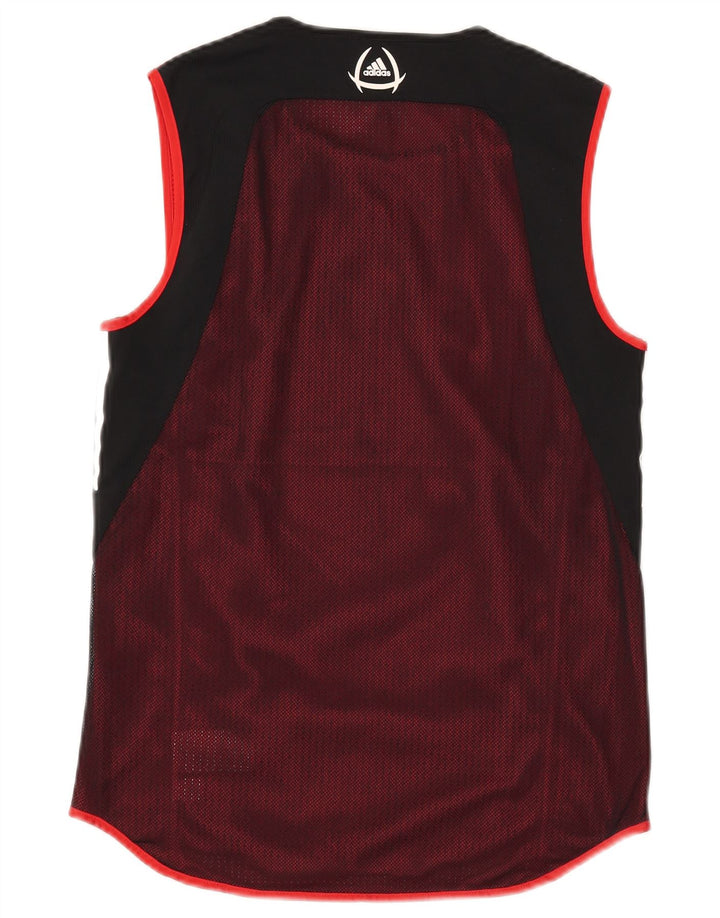 Adidas Herre Climacool Grafisk Vest Top Lille Sort Colourblock Polyester
