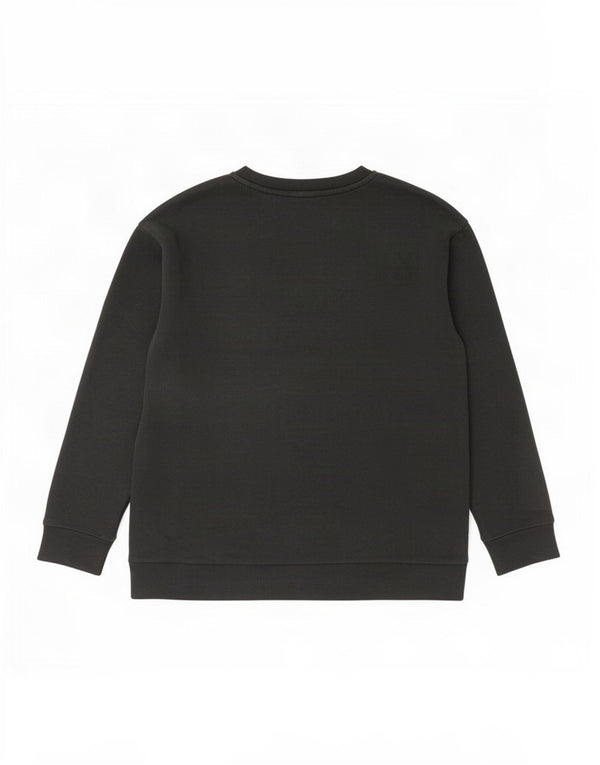 Adidas Dame Oversized Sweatshirt Jumper UK 8 Small Black Bomuld