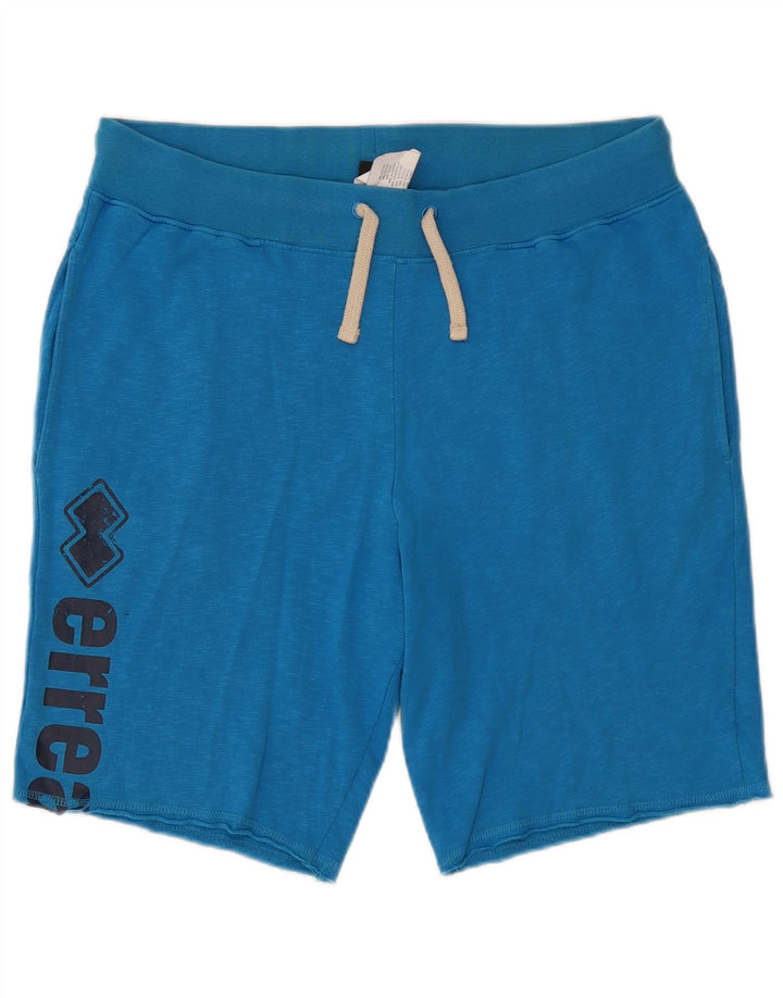 Errea Herre grafiske sportsshorts XL blå bomuld