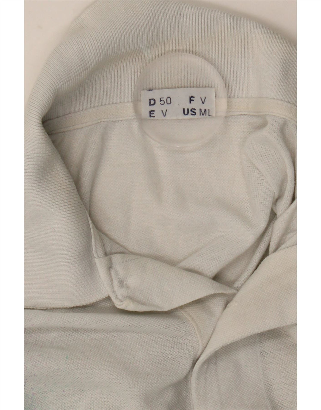 SERGIO TACCHINI Herre poloshirt Medium White Tie Dye Bomuld
