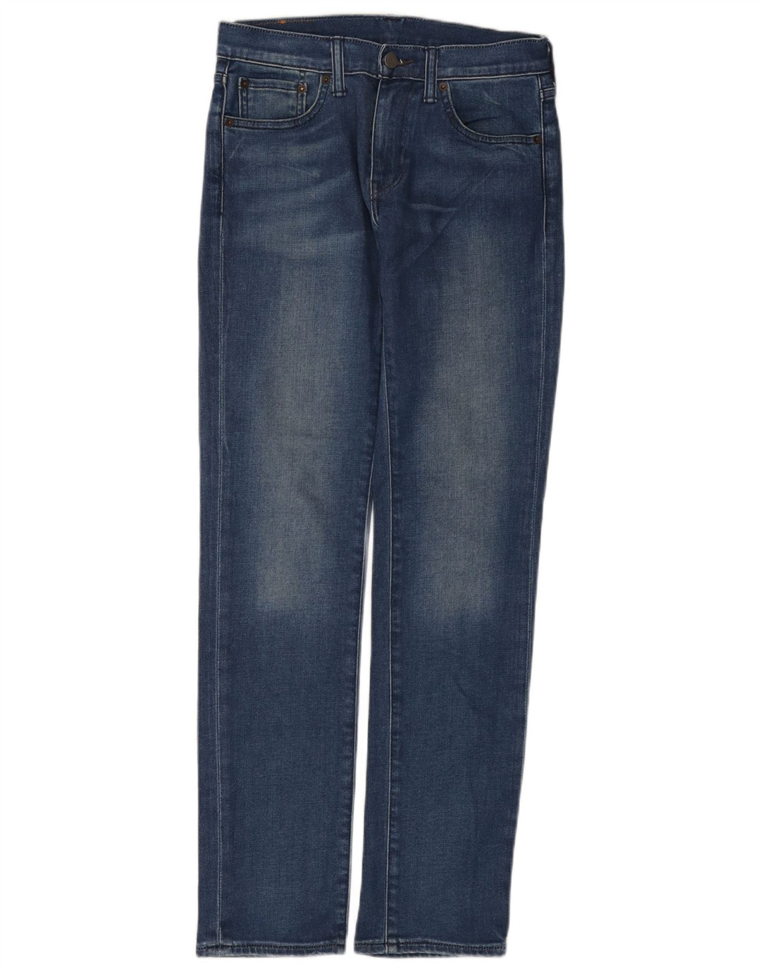 LEVI'S Dame 511 Slim Jeans W28 L32 Blå Bomuld