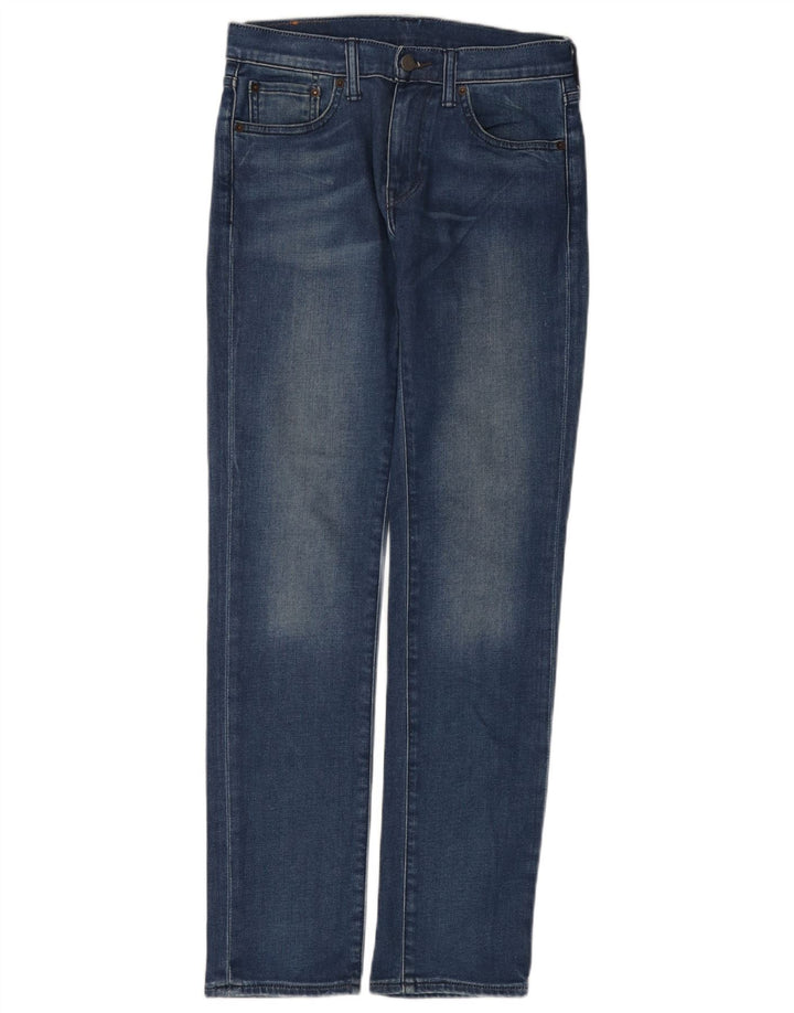 LEVI'S Dame 511 Slim Jeans W28 L32 Blå Bomuld