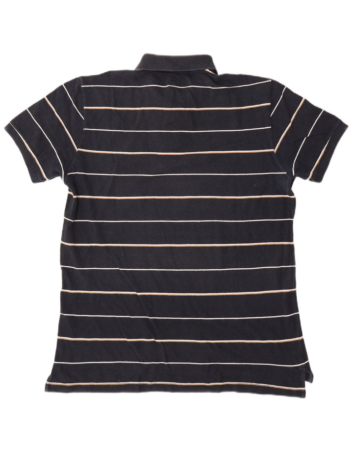 Massimo Dutti Herre poloshirt Stor marineblå stribet