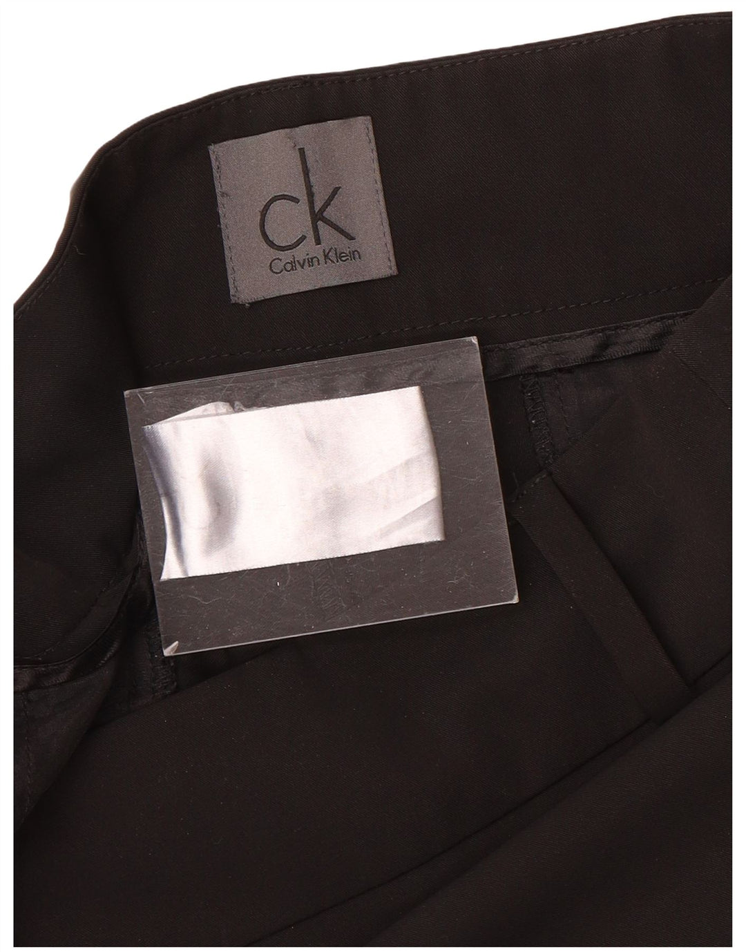 Calvin Klein Dame Slim Casual Bukser W32 L32 Sort Polyester