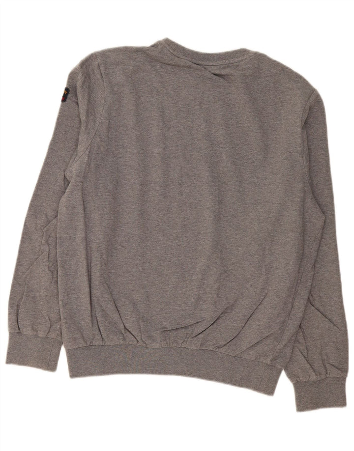 Paul & Shark Sweatshirt til mænd, stor grå flækket bomuld
