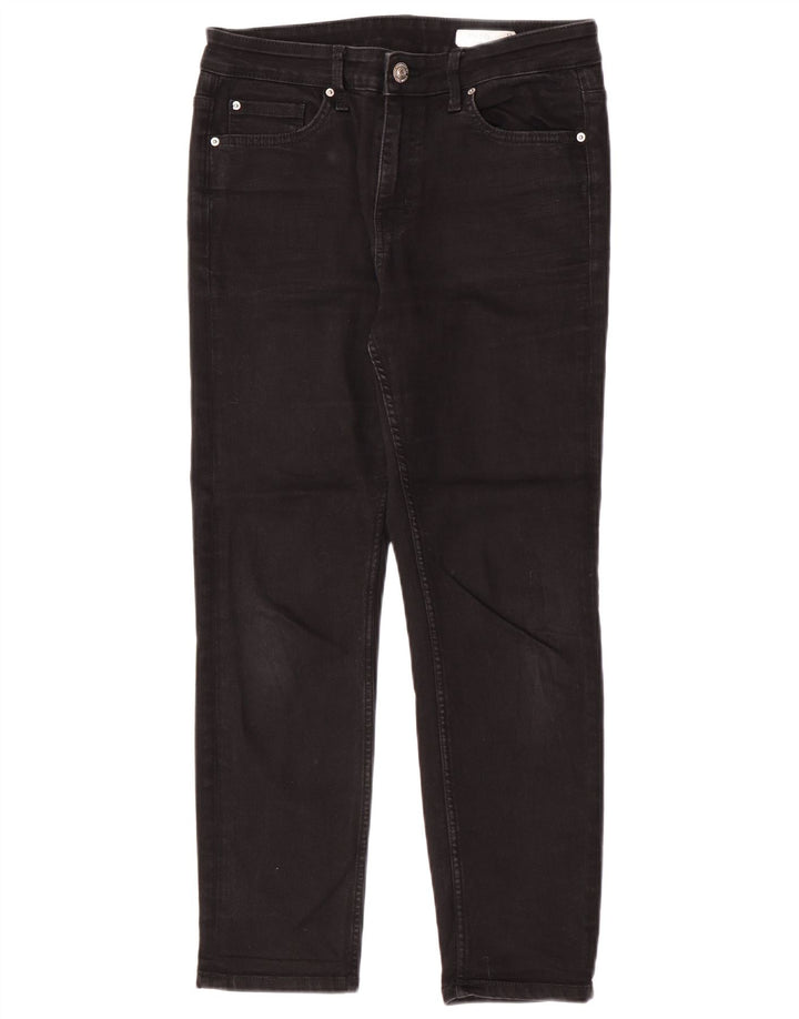 Marks & Spencer Womens The Lily Slim Jeans UK 12 Medium W30 L27 Black