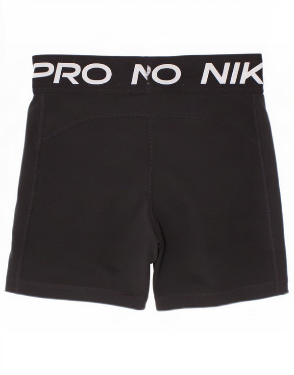 Nike piger grafiske sportsshorts 10-11 år sort polyester
