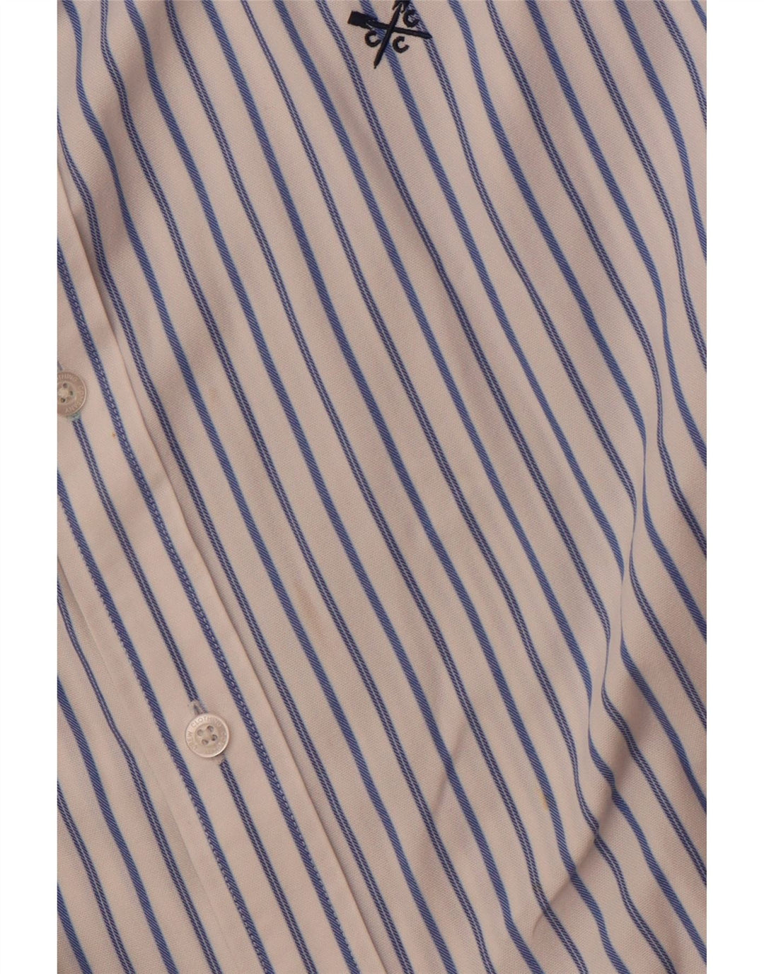 Crew Clothing Herre Slim Fit Shirt 2XL Hvidstribet bomuld