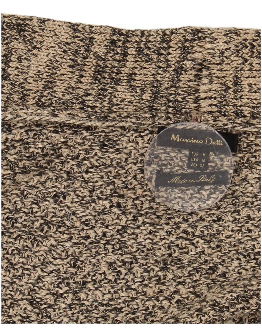 Massimo Dutti Dame Poncho Jumper UK 14 Medium Grey Flecked