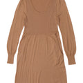Marks & Spencer Dame Jumper Dress UK 14 Medium Beige Viscose