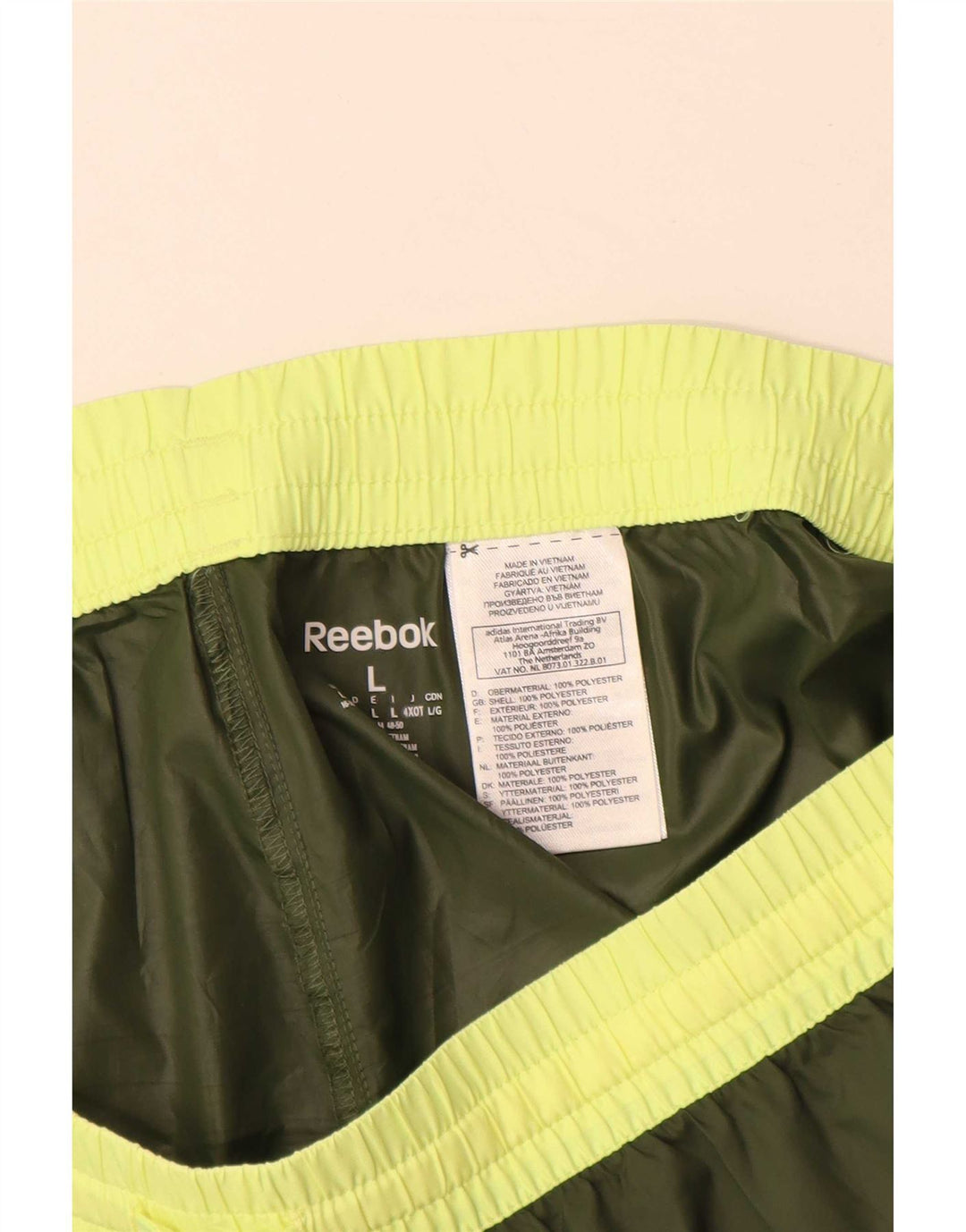Reebok Sportsshorts til kvinder UK 16 Large Khaki Polyester