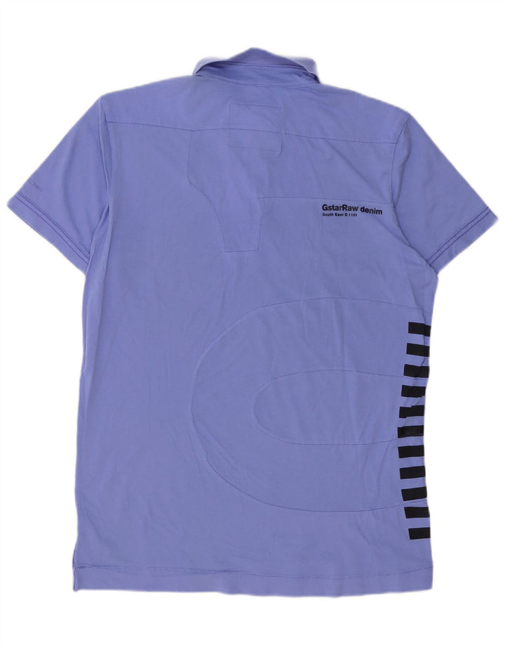G-STAR Grafisk poloshirt til mænd Stor lilla bomuld