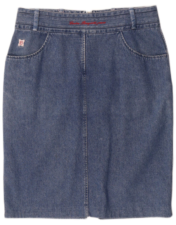 Laura Biagiotti Dame Denim Nederdel W36 Large Blue