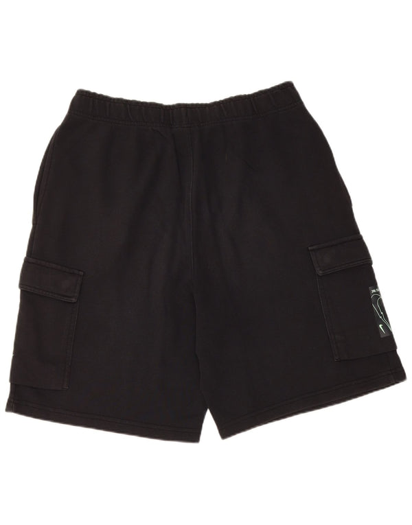 Nike Herre Standard Fit Sportshorts Medium Sort Bomuld