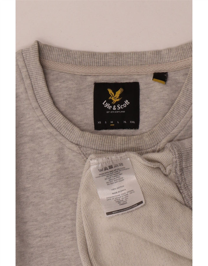 Lyle & Scott Herre sweatshirt Jumper Medium Grå Bomuld